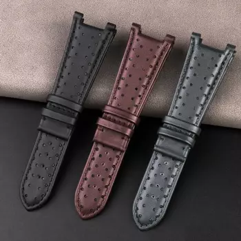 Ремешок из телячьей кожи для мужских и женских наручных часов Versace VBR 8545 с большим циферблатом, аксессуары для браслета 26 мм