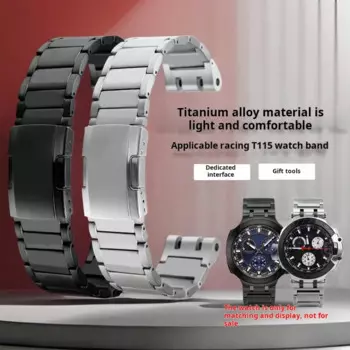 Ремешок из титана и алюминия для Tissot Racing T115, 22 мм