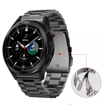 Ремешок из титана и металла для Samsung Galaxy Watch 4 40 мм 44 мм/Watch 4 Classic 42 мм 46 мм/Watch 3 45 мм/Watch 46 мм