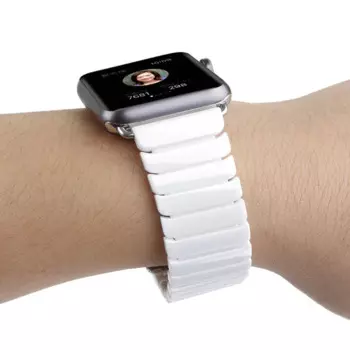 Ремешок керамический для Apple Watch Band SE 6 5 4 44 мм 42 мм, браслет для смарт-часов iWatch series 3 2 1 38 мм