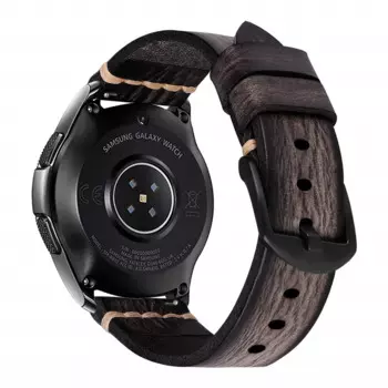 Ремешок кожаный для huawei gt 2, браслет для Samsung Galaxy Watch 42 мм 46 мм active 2 Gear S3 Frontier Classic Amazfit, 22 мм 20 мм