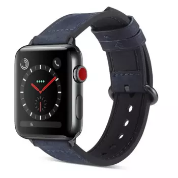 Ремешок кожаный для iWatch band 42 мм 44 мм, совместим с apple watch band series 5 4 3 40 мм 38 мм