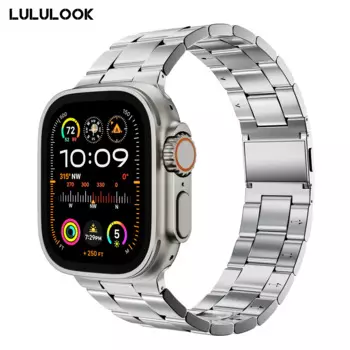 Ремешок LULULOOK для Apple Watch Ultra 49/46/45/44/42/41/40/38 мм, не нужен инструмент для iWatch Series 10/9/8/Ultra/Ultra2/7/6/SE/5