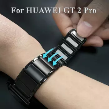 Ремешок магнитный для Huawei GT2E GT2 Pro Band 22 мм, браслет из нержавеющей стали с магнитной цепью для GT2 46 мм Magic2 GS pro