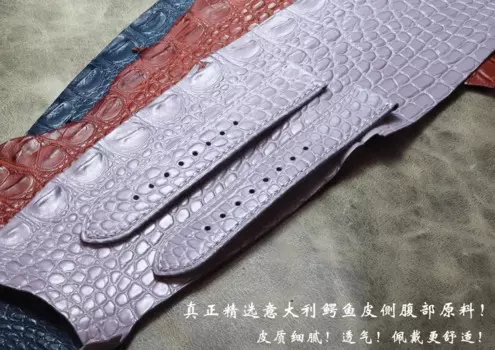 Ремешок мягкий из крокодиловой кожи для наручных часов, тонкий браслет из натуральной кожи аллигатора, 14 15 16 17 18 19 20 21 22 мм
