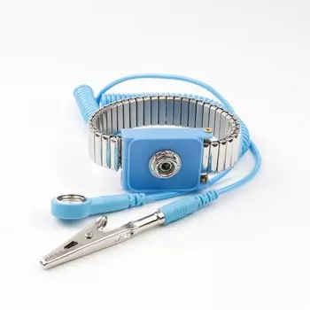 Ремешок на запястье ESD Discharge, регулируемый Антистатический браслет, электростатический ручной провод заземления для ремонта рабочего стола и телефона