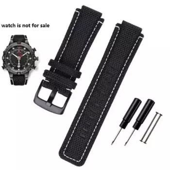 Ремешок нейлоновый для часов TIMEX tide compass male TW2T76500/6300/6400 series 24*16 мм