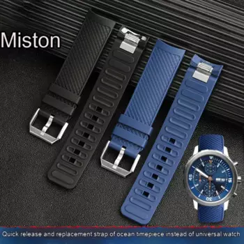 Ремешок резиновый быстросъемный для IWC IW376805, 22 мм