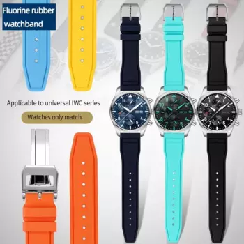 Ремешок резиновый для часов IWC, 20 мм/21 мм/22 мм