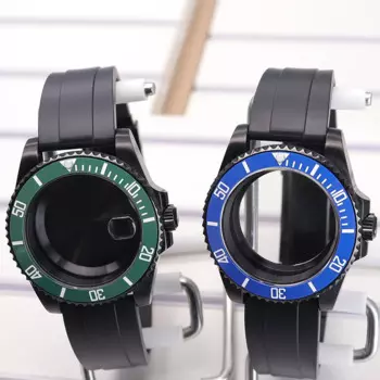 Ремешок резиновый для часов Seiko NH35 NH36 NH38 NH34 Miyota 8215 ETA 2824, 40 мм