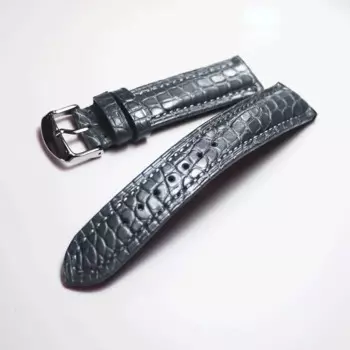 Ремешок ручной работы из крокодиловой кожи для наручных часов, сменный Браслет из натуральной кожи аллигатора для наручных часов, 18 20 21 22 мм