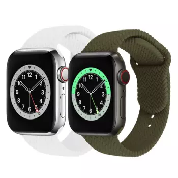 Ремешок силиконовый для Apple watch band 44 мм 40 мм 38 мм 42 мм, браслет для смарт-часов iwatch, apple Watch series se 6 5 4 3