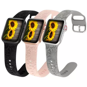 Ремешок силиконовый для Apple Watch band 44 мм 40 мм 42 мм 38 мм 40 44 мм 3 4 5 6 se, браслет для наручных часов iWatch series 7 41 мм 45 мм