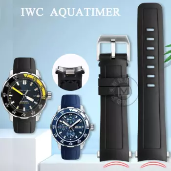 Ремешок силиконовый для часов, 22 мм, для IWC Aquatimer IW3768/3290/3568/3767