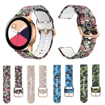 Ремешок силиконовый для Samsung Galaxy watch 41 мм/Huawei Watch 42 мм/Active2 Женский, сменный Браслет для Amazfit Bip, 22 мм 20 мм