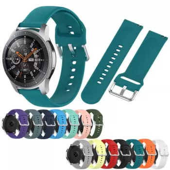Ремешок силиконовый для Samsung Galaxy Watch Active, браслет для Active 2 40 мм R830 44 мм R820, 20 мм