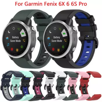Ремешок силиконовый ДЛЯ Fenix 6 GPS/Fenix 6 PRO GPS/Fenix 6 Sapphire