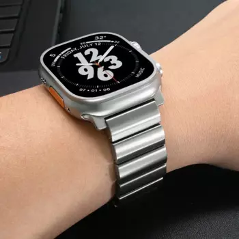 Ремешок титановый для Apple Watch Ultra 2 49 мм 9 8 7 45 мм 44 42 мм, Браслет-Пряжка из нержавеющей стали 316L для Iwatch Series 6 5 4