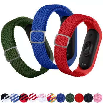 Ремешок тканевый для xiaomi mi band 6/5/4, регулируемый, Соло