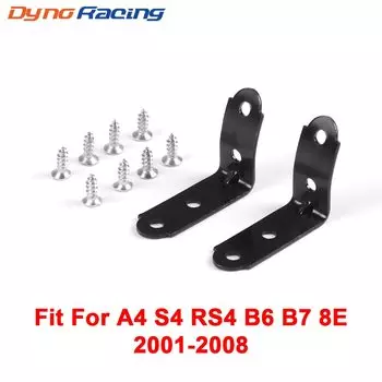 Ремкомплект бардачка для Audi A4 S4 RS4 B6 B7 8E 2001-2008 с винтами, 2 шт., черный