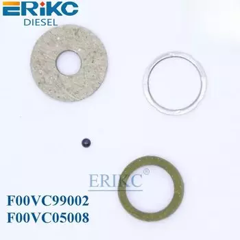 Ремкомплекты ERIKC Прокладка F00VC99002 Керамический шарик 1,34 мм F00VC05008 Форсунка Common Rail для форсунки CRIN для 10 мешков/лот