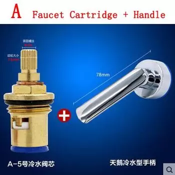 35/40 мм аксессуары для ремонта картриджа для смесителя для душа, хромированная ручка для смесителя для ванной комнаты, замена маховика для кухонного смесителя