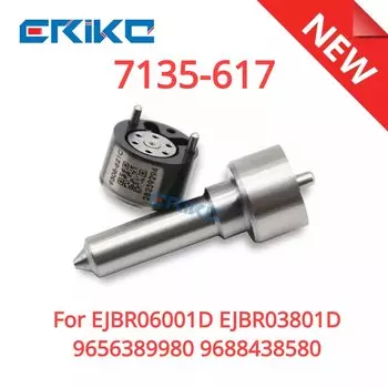 Ремонтные комплекты 7135-617 сопло L349PRD клапан 9308-621C для инжектора Delphi EJBR06001D EJBR03801D 9656389980 9688438580