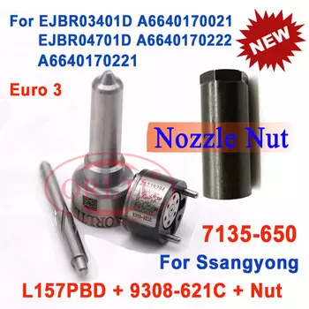 Ремонтные комплекты 7135-650 сопло L157PRD регулирующий клапан 9308-621C для Ssangyong euro 3 EJBR03401D,EJBR04701D,A6640170021,A6640170221