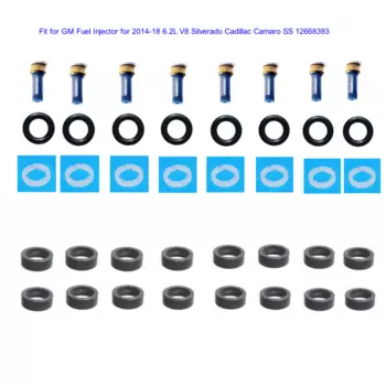 Ремонтные наборы деталей топливной форсунки для топливного инжектора GM для 2014-18 6.2L V8 Silverado Cadillac Camaro SS 12668393 FJ1297(AY-RKG920)