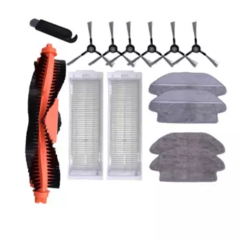 Сменный комплект HEPA фильтр, боковая щетка, тряпочка для швабры Xiaomi Mijia STYJ02YM для Conga 3490, детали пылесоса, аксессуары