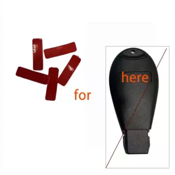 Сменный дистанционный ключ от автомобиля, сделай сам, эмблема, логотип, наклейка для DODGE Chrysler RAM 2008-2012, автомобильный ключ