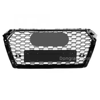 Решетка переднего бампера автомобиля для Audi RS4 для A4/S4 B9 2017 2018 2019 (установка в стиле RS4) Автомобильные аксессуары инструменты