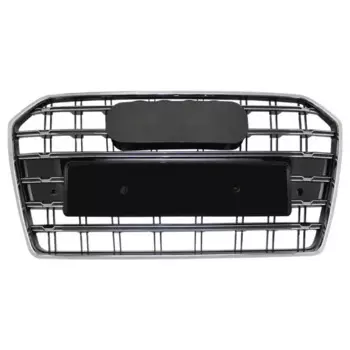 Решетка переднего бампера автомобиля для Audi RS6 для A6/S6 C7 2016 2017 2018 (установка в стиле RS6) Автомобильные аксессуары инструменты