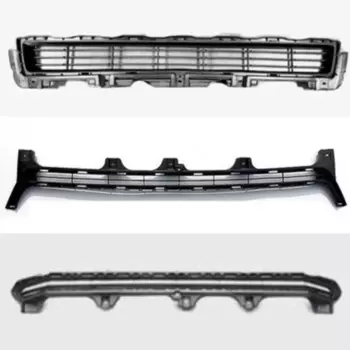 Решетка переднего бампера для Toyota Prado FJ150 2700 4000 2010-2023, сетка радиатора, комплект кузова, автомобильные аксессуары