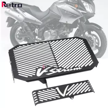 Решетка радиатора для Suzuki DL650 vстрома 650 V-дополнительный DL 650 2004-2010 Защитная крышка радиатора и протектор масляного радиатора