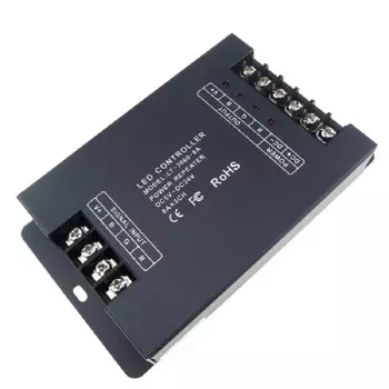 Ретранслятор мощности 12 в 24 в 24 а CV, усилитель сигнала, 3-канальный полноцветный контроллер 8A RGB для светодиодной ленсветильник 5050