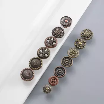 Ручки для шкафов XinqiHQ, цинковый сплав, круглые, маленькие