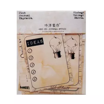 Набор наклеек для скрапбукинга Retro Coffee Stain 10 шт