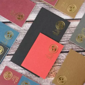 Fromthenon Ретро Фольга Золотая Обложка наполнитель для блокнота Midori, стандарт