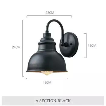 Ретро настенная лампа WLGNM