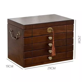 Ретро шкатулка для украшений abdo из дерева