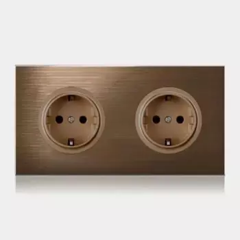 Ретро розетка с выключателем Depo Guye EU