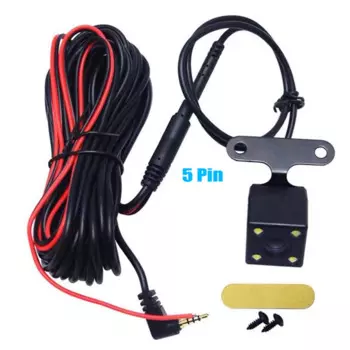 Видеорегистратор заднего вида 5-контактный HD водонепроницаемый видеорегистратор с ночным видением 170 градусов