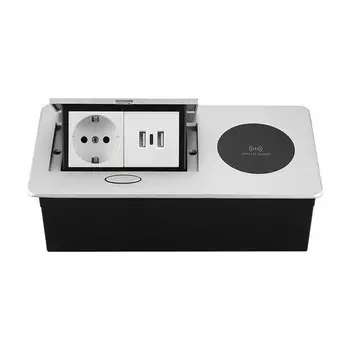 Реwnssin выдвижная розетка с беспроводной зарядкой