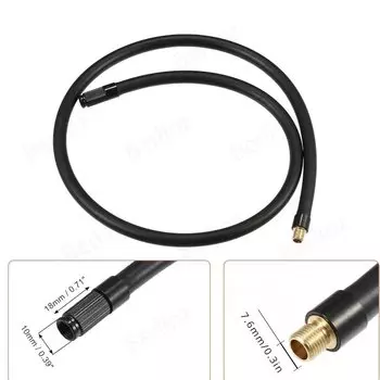 Резьбовой удлинитель для накачивания шин, шланг, патрон, адаптер, воздушный насос, трубка, Соединительная труба клапана шины для магнитной медной резины