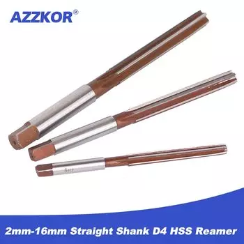 Резак для фрезы AZZKOR 2-16 мм, 6 канавок, быстрорежущая сталь