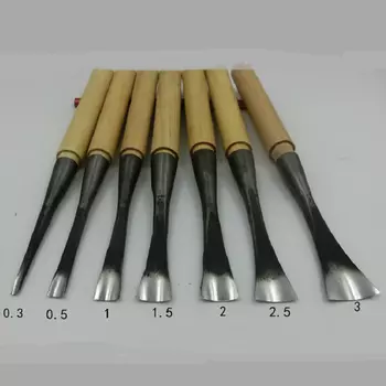 Резцы для резьбы по дереву Tsikan 7 шт.