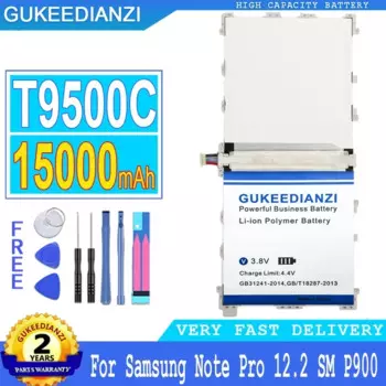 Резервная батарея T9500C 15000 мАч для Samsung Galaxy Note Pro 12,2 SM P900 P901 P905 T9500C T9500E T9500U T9500K Pro12.2