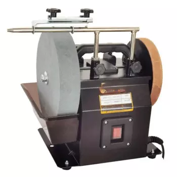 Резервуар для хранения воды с двигателем 180 Вт, мокрый шлифовальный круг, положительная и отрицательная двухоборотная электрическая шлифовальная машина, 250 мм