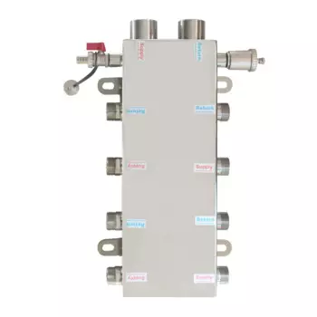 Резервуар для смешивания, резервуар для воды, буфер для нижнего пола, водонагревательный коллектор, дистрибьютор